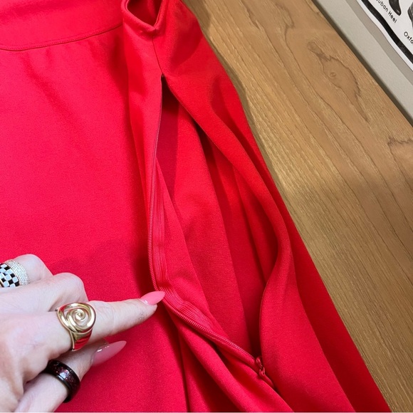 ZARA Red Mini Dress Cut Out Sexy Siren‎ Clubbing Going Out Dress Bodycon Short - Picture 7 of 10